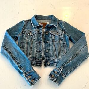 Ruehl No. 925 Blue Denim Jean Jacket Size Women's XS
